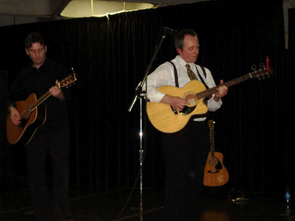 Nigel Coleman and Gerry Mulvenna at the Performing Arts Centre, UL (March 2009)